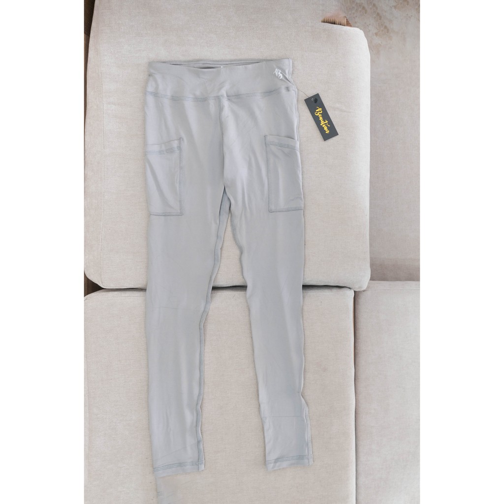 Quần legging cotton Nữ, quần tập dài nữ có túi 2 bên hông dành cho các chị mặc nhà hay đi tập, đạp xe, đi bộ | BigBuy360 - bigbuy360.vn