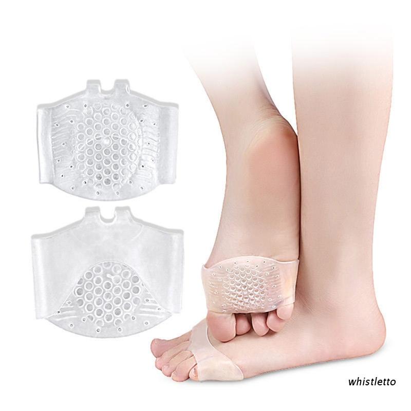 1 Cặp Đệm Silicone Họa Tiết Tổ Ong Lót Chân Khi Đi Giày Cao Gót