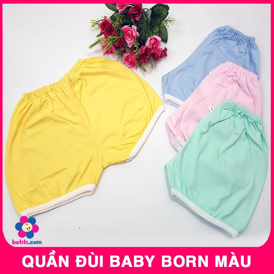 Quần Đùi Baby Born Cho Bé Sơ Sinh Nhiều Màu [Ảnh Thật]