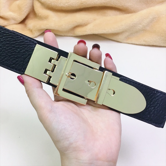 Dây nịt thun nữ mặt kim loại