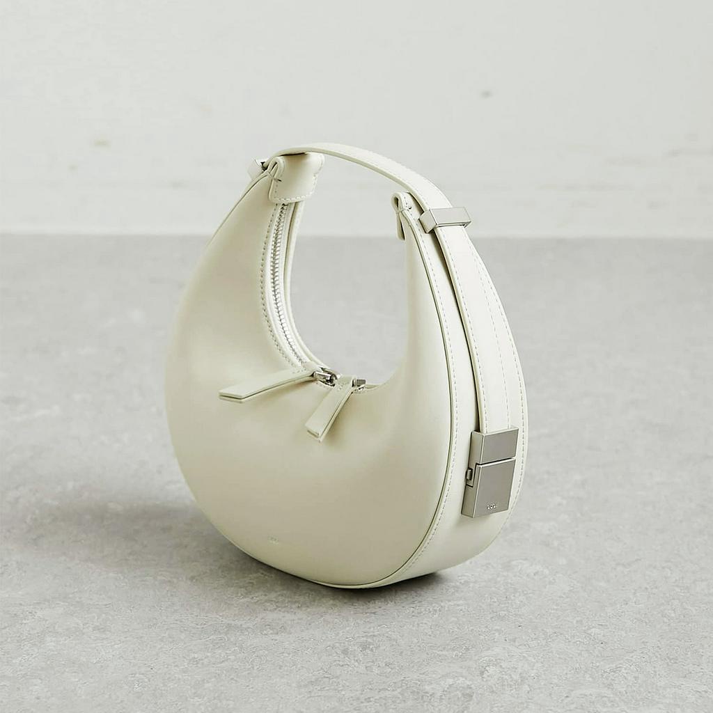 Túi da thật dáng cong bán nguyệt - TONI