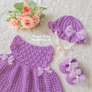 SET VÁY TÍM CỰC YÊU CHO BÉ GÁI