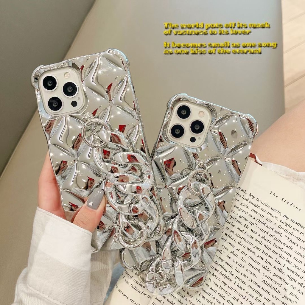 Ốp Điện Thoại tpu Mềm Mạ Bạc Cho iphone 14 13 pro max 12 pro max 11xs max xr x 7 8 plus