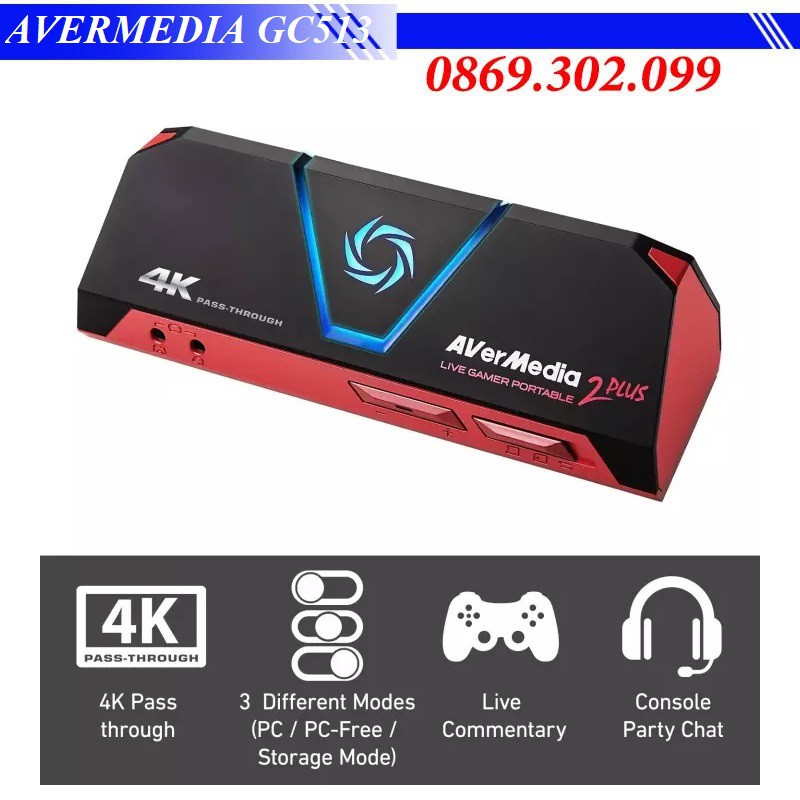 Thiết bị ghi hình Card live Stream AVERMEDIA GC513