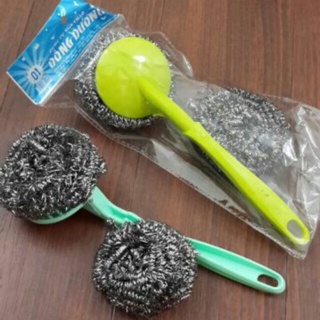 Cọ nồi, chùi nồi có tay cầm, miếng cọ rửa