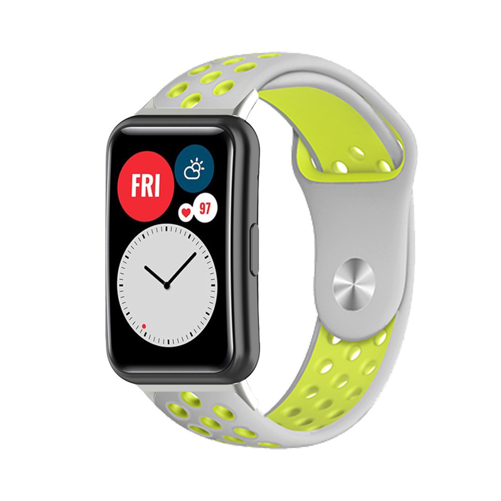 Dây đeo silicone thoáng khí cho đồng hồ thông minh Huawei Watch Fit