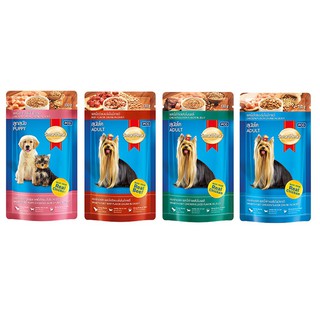 Gói sốt thịt cho chó smartheart vị bò/gà/ gà & gan 130g
