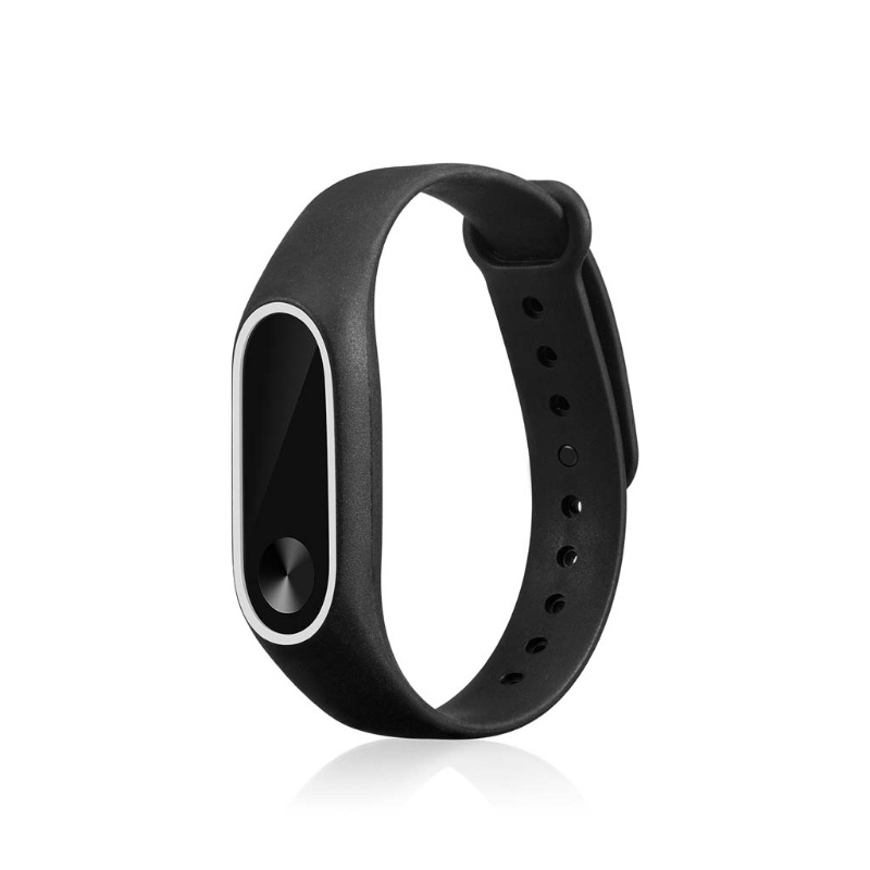 Dây Đeo Silicon Hai Màu Chống Thấm Nước Và Mồ Hôi Thay Thế Cho Vòng Đeo Tay Thông Minh MI Band 2