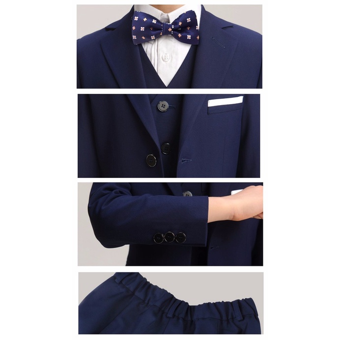 H70120 Bộ vest cho bé comple bé trai cao cấp hàng nhập 2-16 tuổi