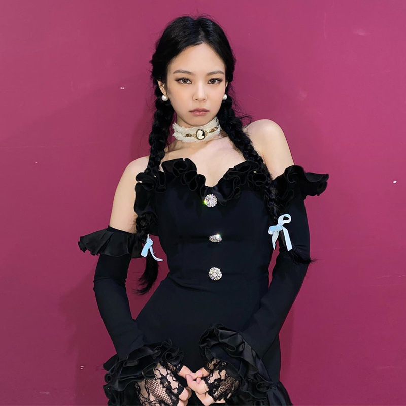 Áo bodysuit dài tay theo phong cách Jennie Hàn Quốc Modou Fungus | BigBuy360 - bigbuy360.vn