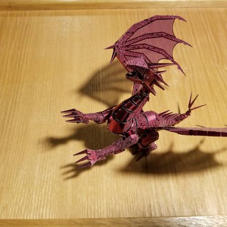 Mô hình kim loại lắp ráp 3D Piececool Rồng Đỏ Dragon Flame