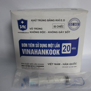 Bơm tiêm y tế từ 1cc đến 20cc Vinahankook