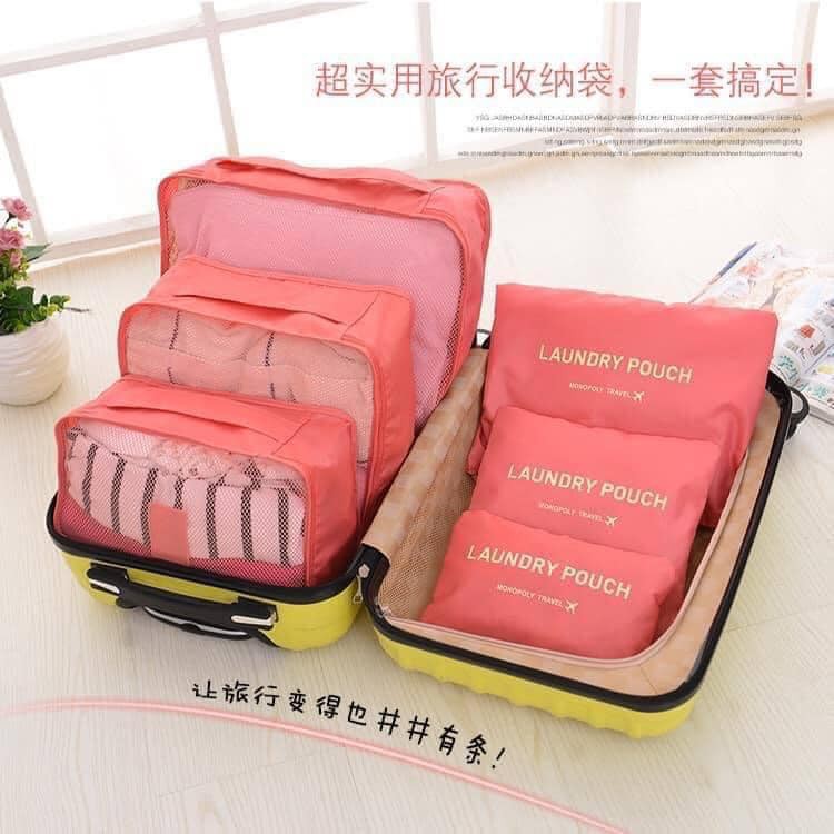 SET 6 TÚI ĐỰNG ĐỒ DU LỊCH TIỆN ÍCH