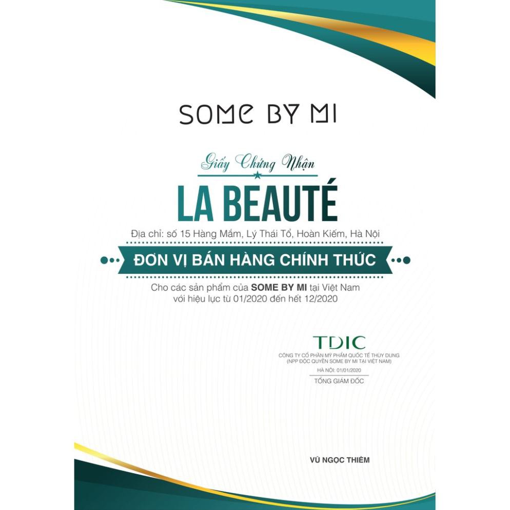 [Chính Hãng] Sữa Rửa Mặt Loại Bỏ Mụn Đầu Đen 120gr - Some By Mi Bye Bye Blackhead 30 Days Miracle Green Tea Cleanser