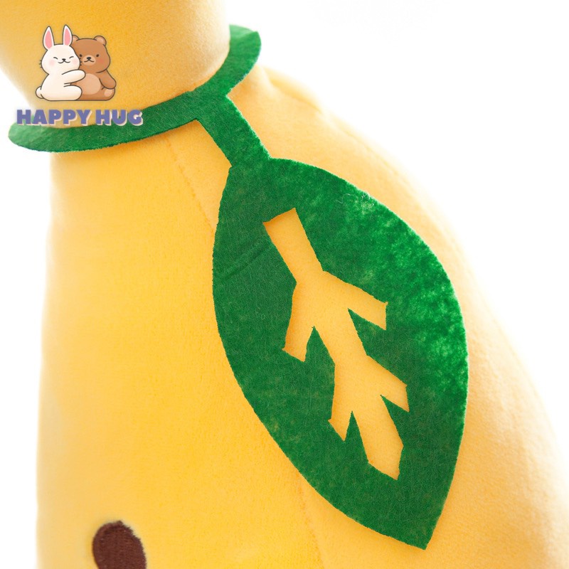 Thú nhồi bông, gối ôm hình quả chuối dễ thương Size 35cm, gấu bông cao cấp - Happy Hug