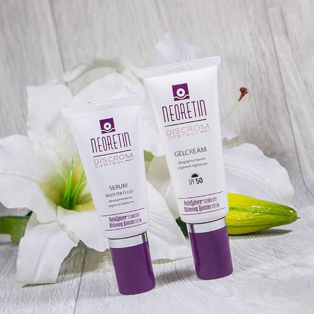 Bộ sản phẩm giúp giảm nám, sắc tố Neoretin serum & Neoretin gelcream spf50 [Minisize]