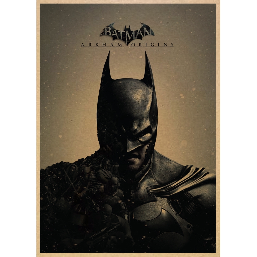 Poster hình siêu anh hùng Batman trang trí nội thất