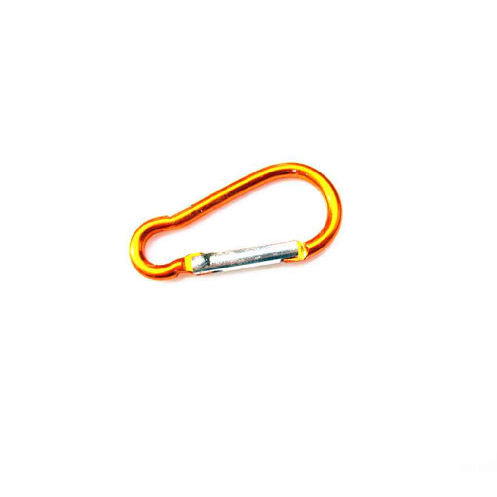 Bộ 5 móc khoá Carabiner chữ D bằng nhôm dùng cho hoạt động ngoài trời