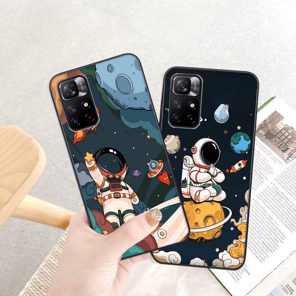 Ốp lưng Xiaomi REDMI NOTE 11S 5G in hình Gấu nâu - hồng, Gấu Be@rick  cực CUTE, DỄ THƯƠNG