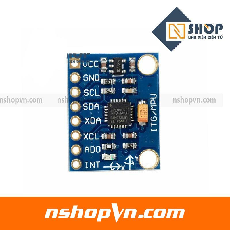 [Mã ELORDER5 giảm 10K đơn 20K] Cảm Biến gia tốc GY-521 6DOF IMU MPU6050