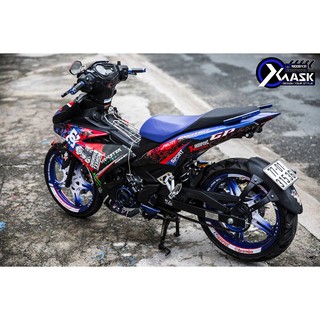 Tem Exciter 150 Mẫu Proti Đỏ Đen