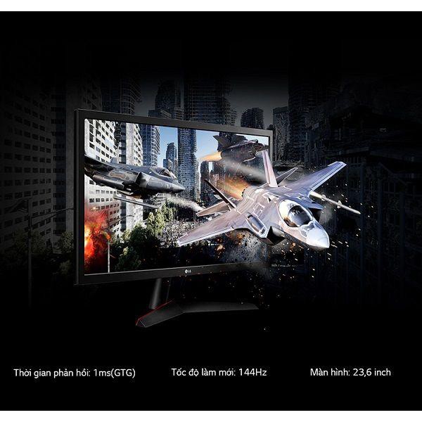 Màn Hình Gaming LG UltraGear 24GL600F-B 24 inch Full HD (1920 x 1080) 1ms 144Hz Radeon FreeSync TN - Hàng Chính Hãng | BigBuy360 - bigbuy360.vn