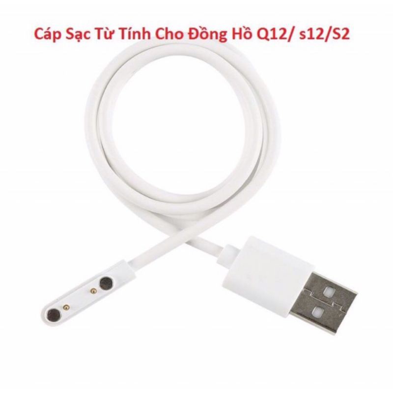 Cáp sạc nam châm ( từ tính) cho đồng hồ định vị Q12, Q20, S12, S2...