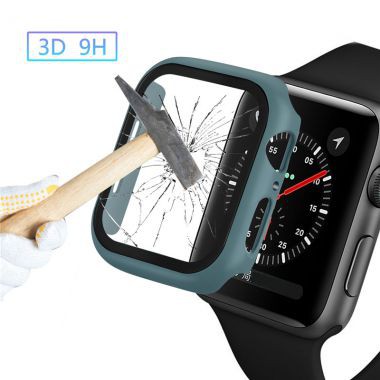 Ốp Case Thinfit &amp; Kính Cường Lực cho Apple Watch Series 6/SE/5/4 (Size 40/44mm).