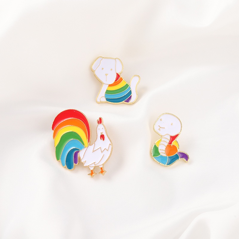 Ghim cài áo hình động vật hoạt hình dễ thương cho nữ