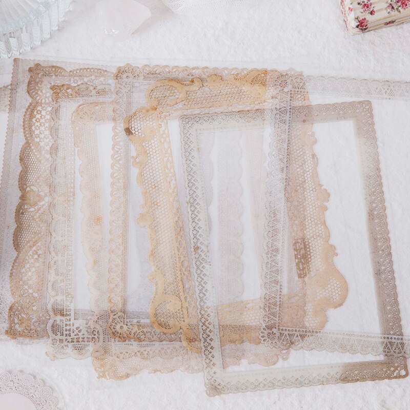 Bộ 30 miếng dán trang trí sổ tay phong cách retro DIY