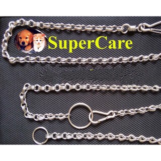DÂY DẮT CHÓ- DÂY XÍCH CHÓ INOX CỠ TRUNG 2 MÓC  DÀI 1, 65 m cho Chó từ 8kg đến 18kg