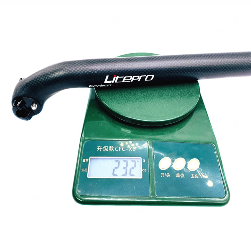 Trục Gắn Yên Xe Đạp Bằng Sợi Carbon A68 5 25Degree 33.9x580MM 412 BMX