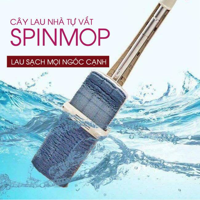 Chổi lau nhà tự vắt sạch và khô Spinmop