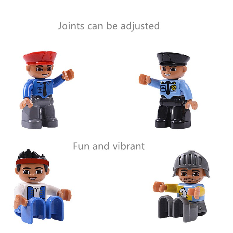 LEGO Mô Hình Đồ Chơi Các Nhân Vật Trong Phim Hoạt Hình "Cảnh Sát"
