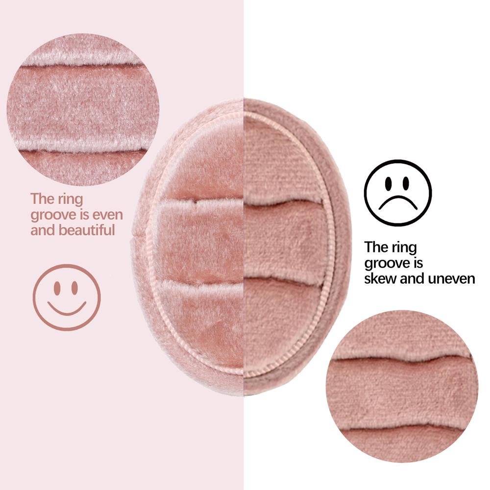 Hộp Đựng Trang Sức Bằng Vải Mềm Thiết Kế Nhỏ Gọn Dành Cho Nữ Giá Đỡ