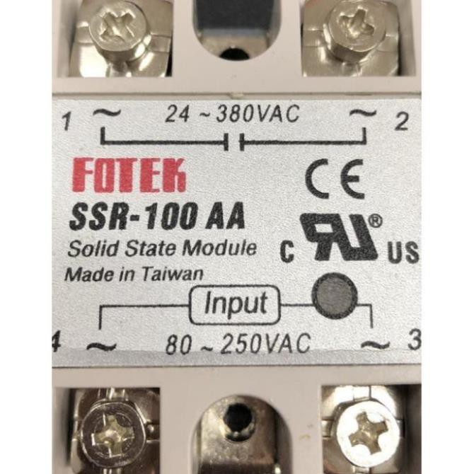 [Giá gốc] Rơ le bán dẫnSolid State Module SSR - 100VA 100AA 100DARelay bán dẫn ( Relay Rơ le bán dẫn ) Fotek .
