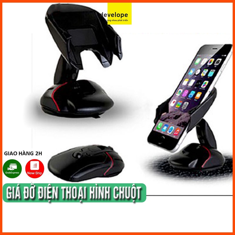 [FREESHIP] Gía đỡ điện thoại 360 độ gấp gọn hình chuột máy tính