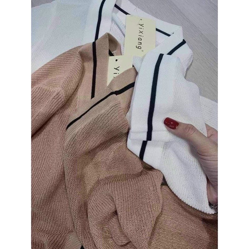 Áo Khoác Len Viền Hàng Quảng Châu