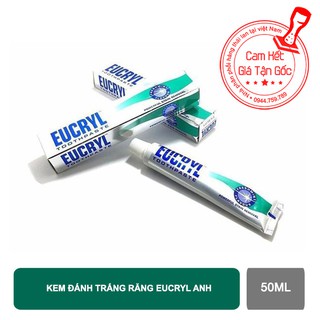 Kem đánh trắng răng Eucryl 50ml x1 tuýp