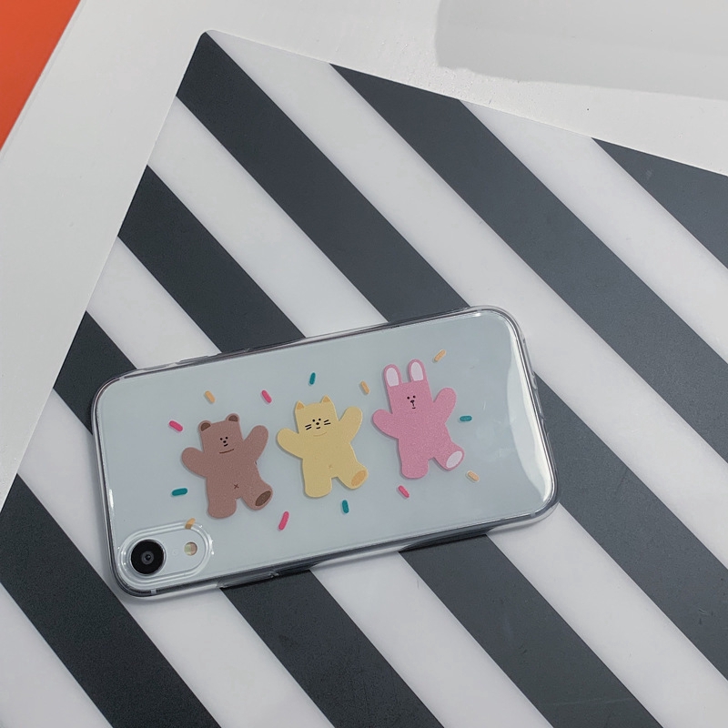Ốp điện thoại hình gấu đáng yêu 214 cho IPHONE 5/5S/6/6PLUS/6S/6S PLUS/6/7/7PLUS/8/8PLUS/X/XS/XS MAX/11/11 PRO/PROMAX | BigBuy360 - bigbuy360.vn