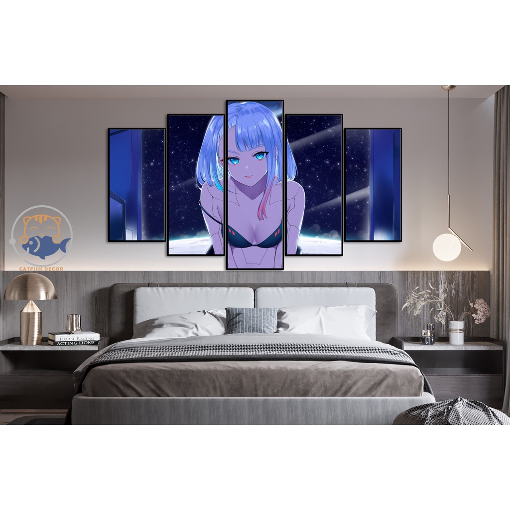 Tranh Dán Tường Gaming Cyberpunk Edgerunners - Bộ 3