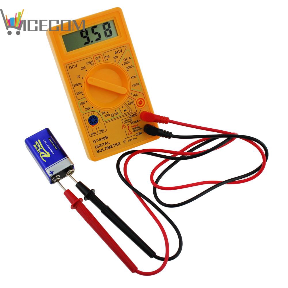 Máy Đo Điện Vạn Năng DT-830B Màn Hình LCD AC/DC 750/1000V Dùng Để Đo Cường Độ Dòng Điện/Điện Áp/Điện Trở