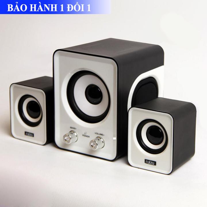 Loa vi tính FT-202 bản mới nhất treble ,bass đập mạnh không kém loa thùng - jack 3.5mm chuyên dụng