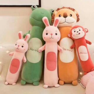 Gối ôm mặt thú 1m vải may