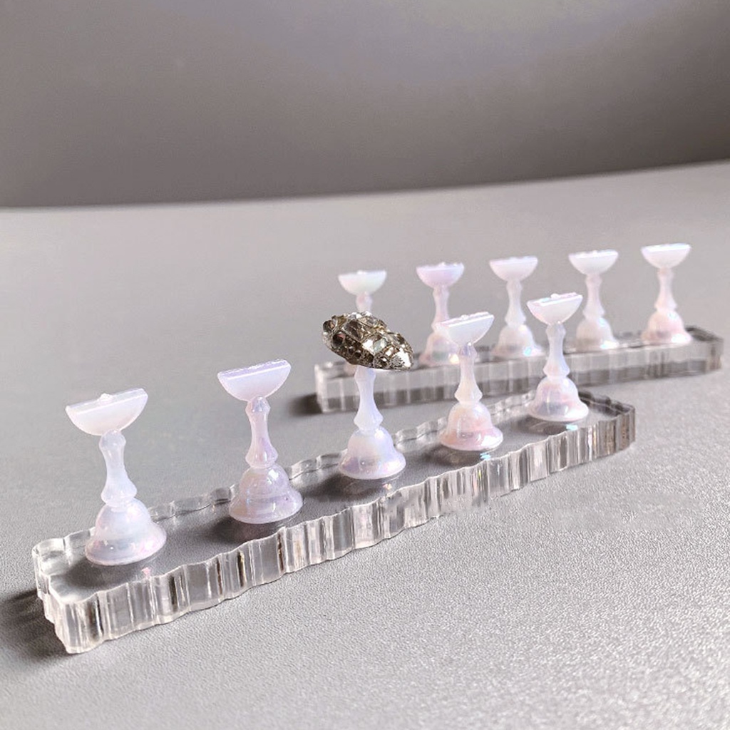 Giá Đỡ Trưng Bày Móng Tay Gọn Nhẹ Chống Biến Dạng DIY