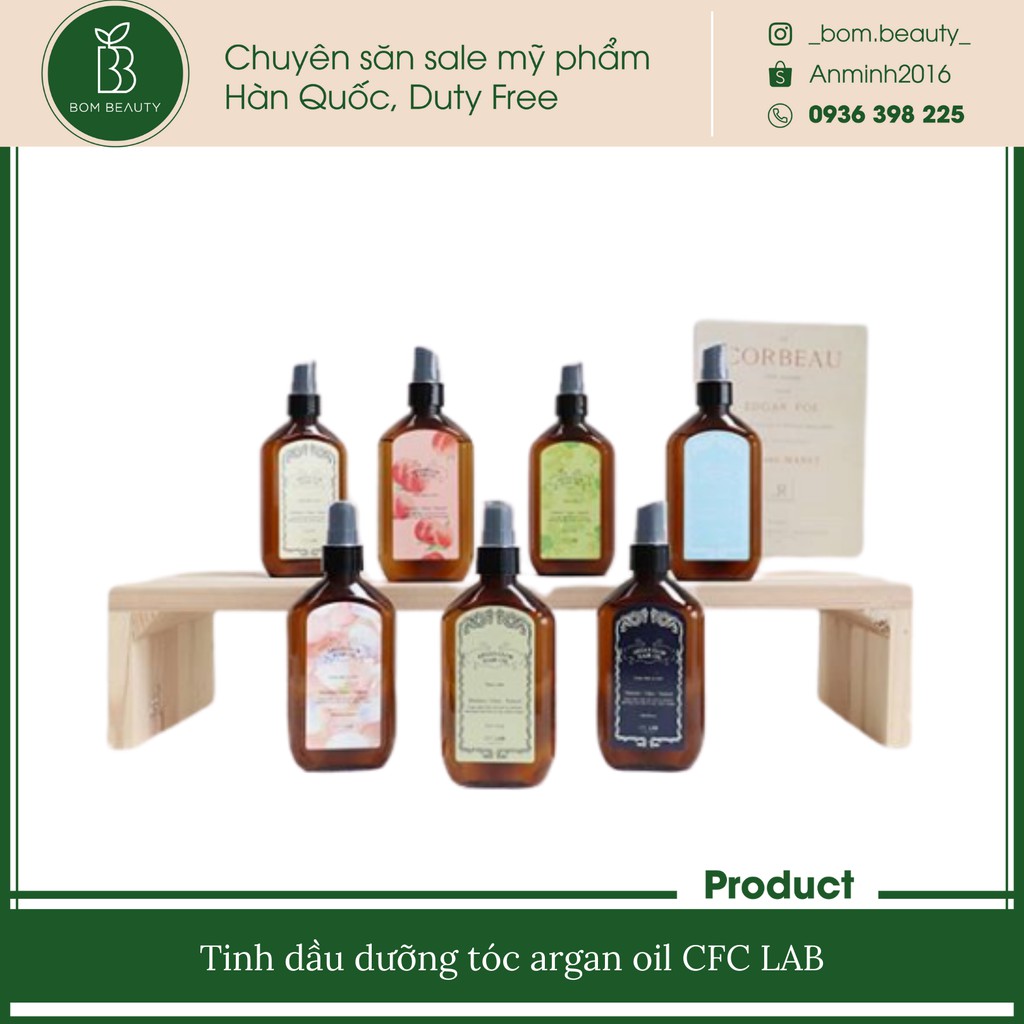 Tinh dầu dưỡng tóc argan oil CFC LAB (cfclab)