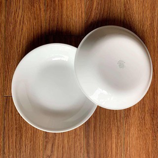 Corelle USA - Winter Frost White - Combo 2 Đĩa Soup Lòng Sâu Trắng Trơn 420-N-LP - 21cm