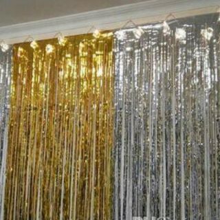 Rèm trang trí sinh nhật sợi kim tuyến 1x2m