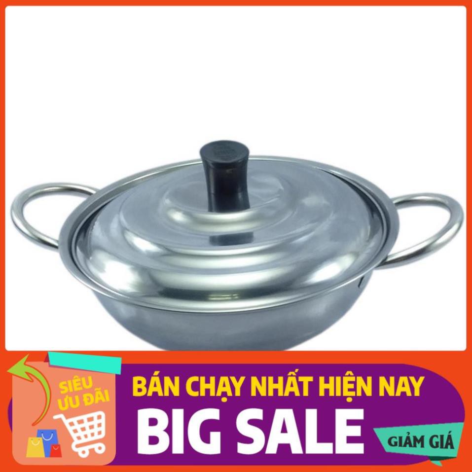 Nồi Lẩu 24cm Nắp Inox Rainy RNL24-1DI4 Chất Liệu Cao Cấp Sử Dụng Được Bếp Hồng Ngoại Bếp Gas