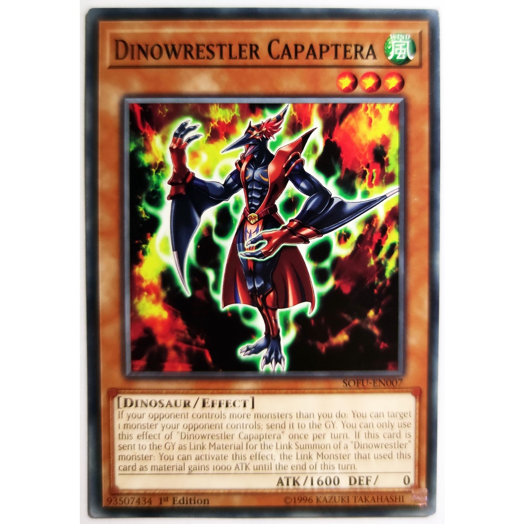 [Thẻ Yugioh] Dinowrestler Capaptera |EN| Common (VRAINS)